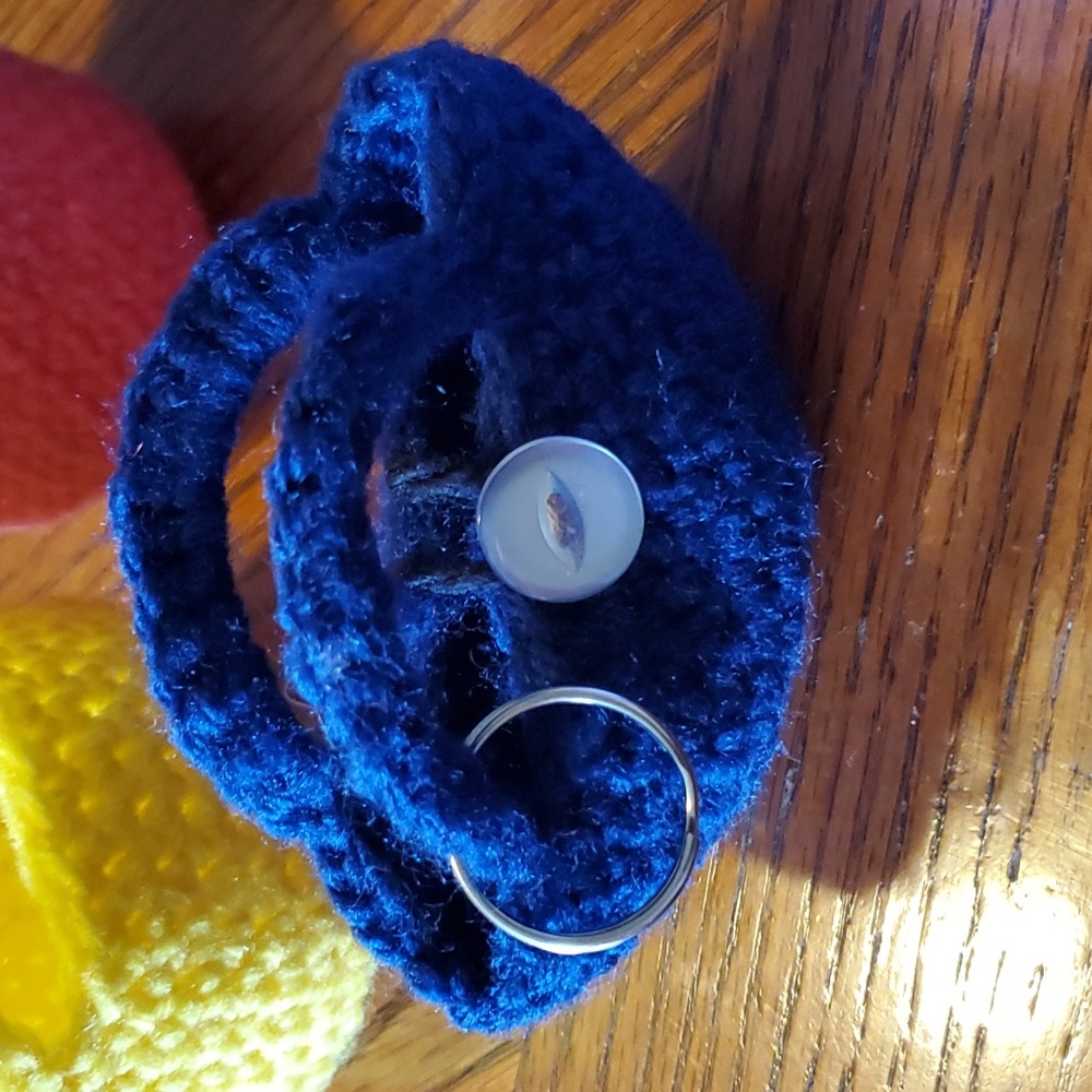 Bag Charm / Key Chain - Mini Purse - Handmade Crochet